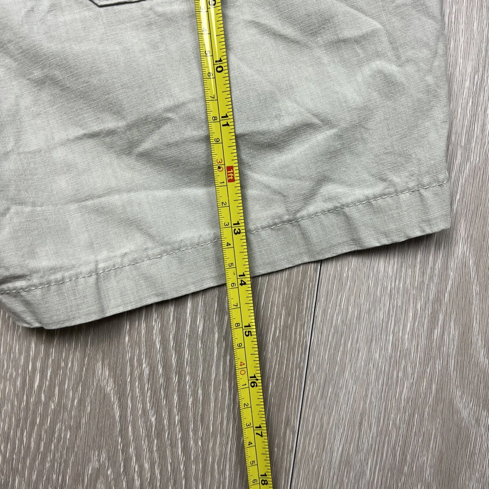 Cotton On Mens Pale Green Elastic Waist Cotton Shorts Size XS