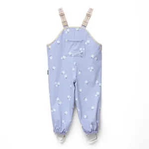 CRYWOLF Rain Overalls - Floral Periwinkle