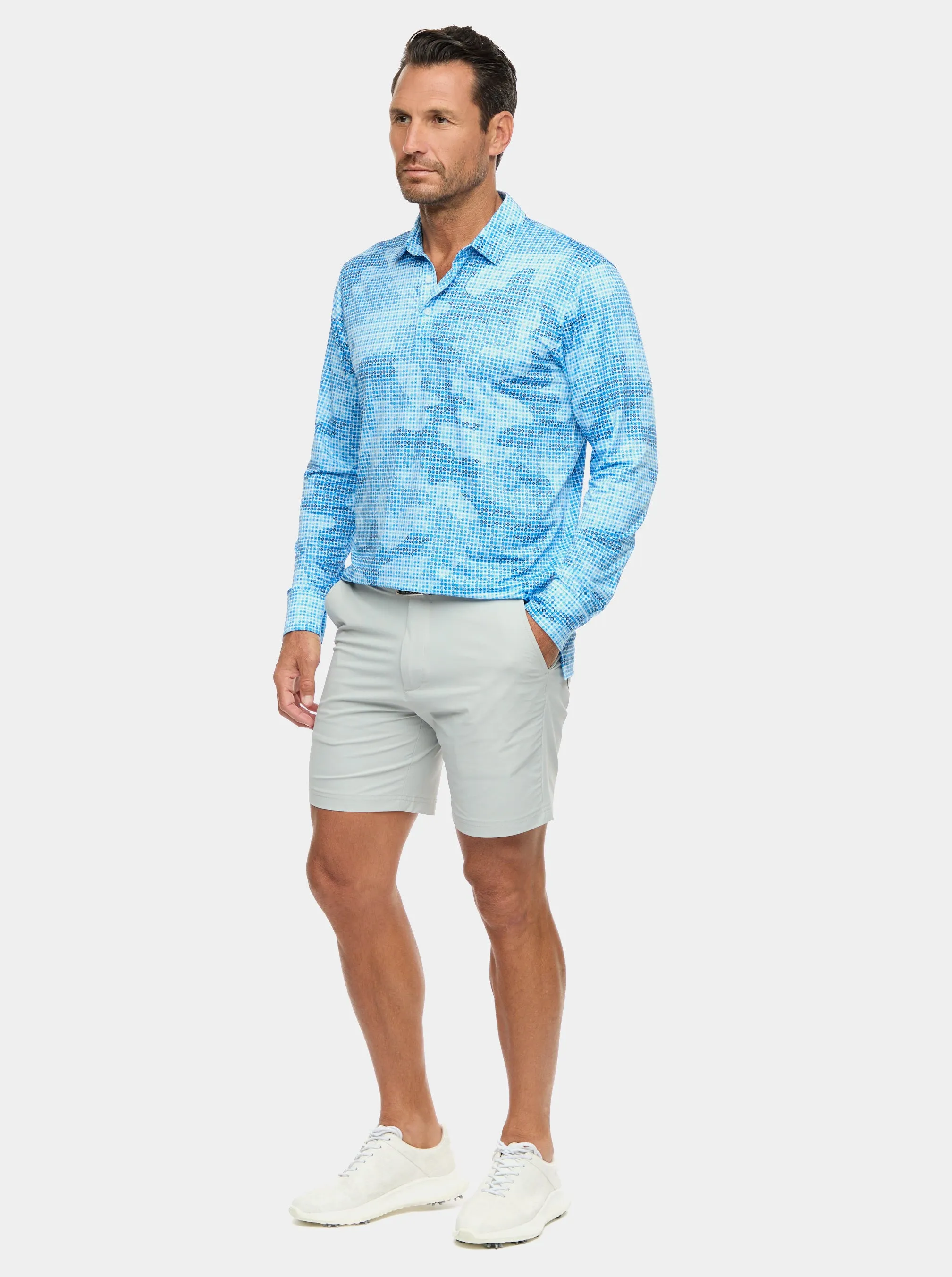 DECLAN LONG SLEEVE POLO