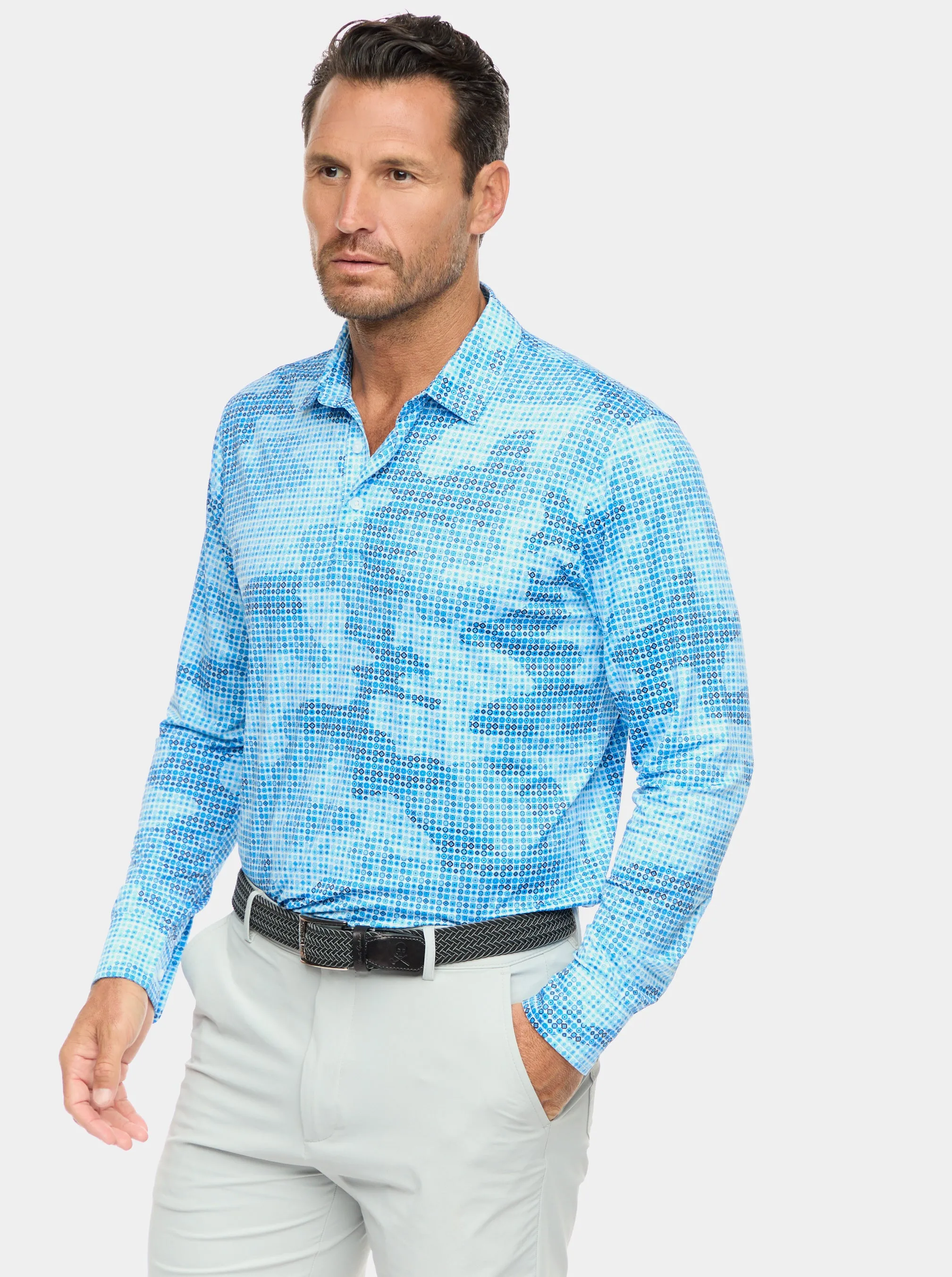 DECLAN LONG SLEEVE POLO