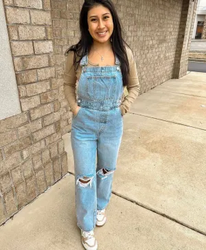 Denim Overalls