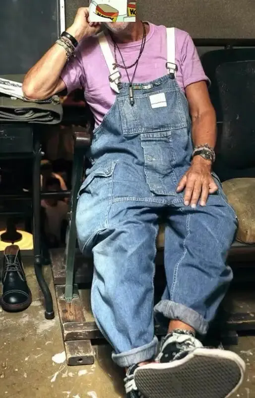 DenimPro's Multi-Taschen Latzhose für Herren: Dein Arbeitspartner für maximale Funktionalität!