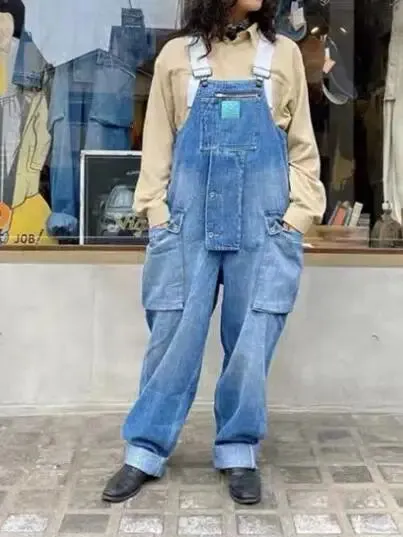 DenimPro's Multi-Taschen Latzhose für Herren: Dein Arbeitspartner für maximale Funktionalität!
