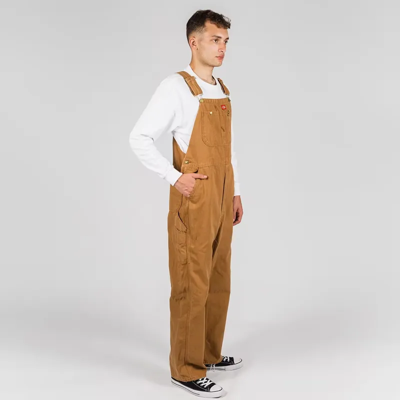 DICKIES PAINTERS OVERALLS - Rinsed Brown