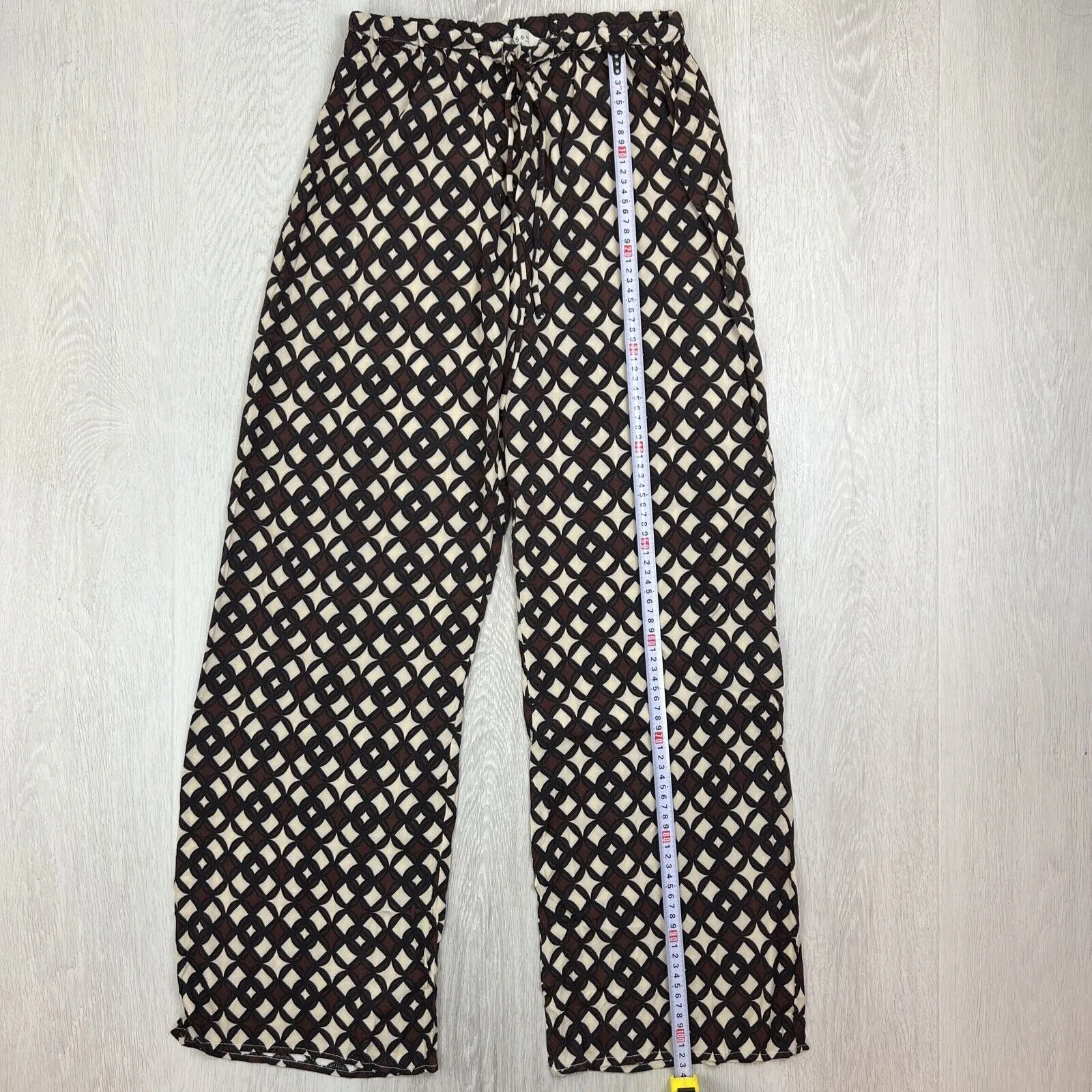 DISSH Womens Lightweight Pattern Viscose Pants Size AU 10
