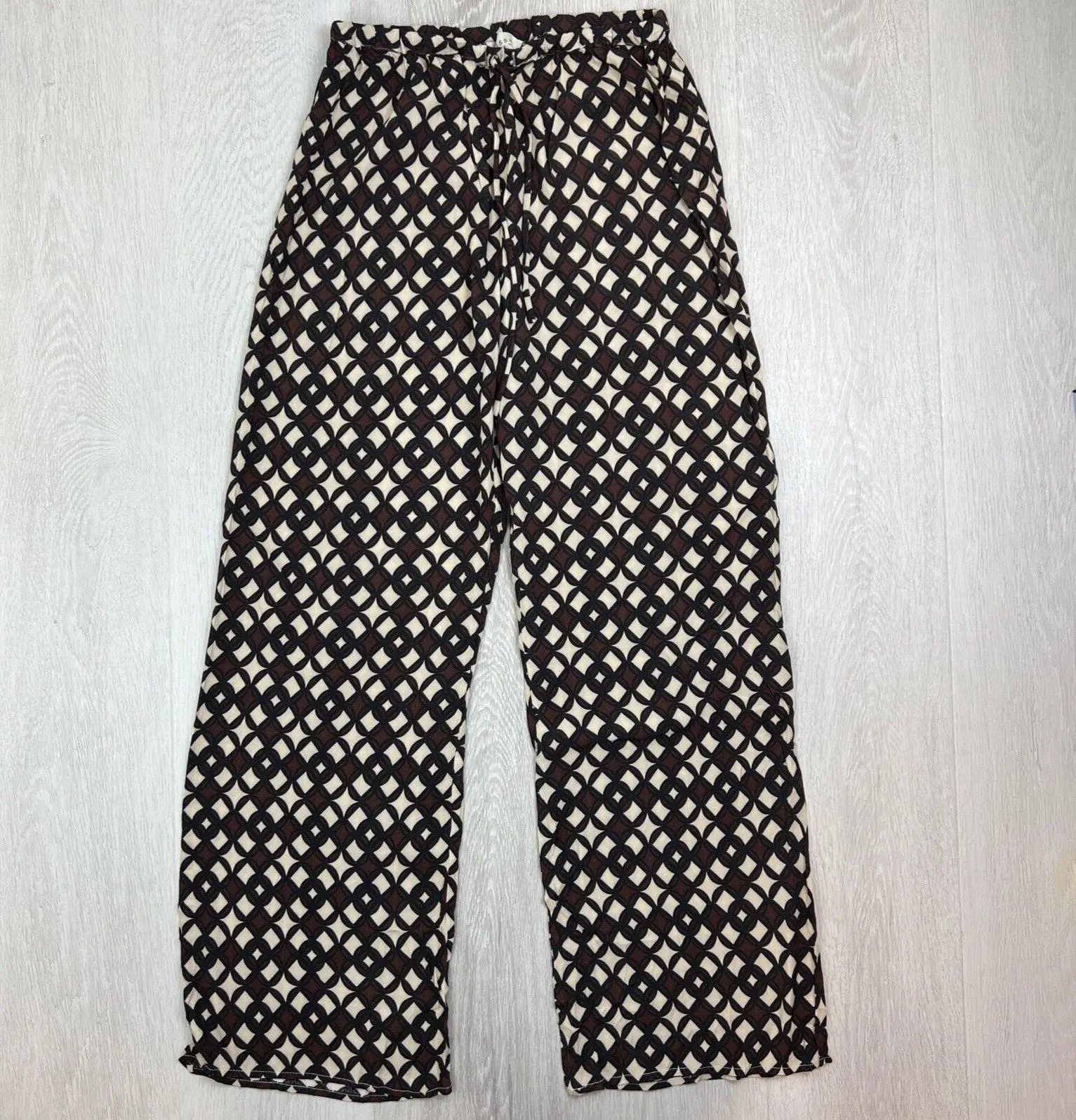 DISSH Womens Lightweight Pattern Viscose Pants Size AU 10