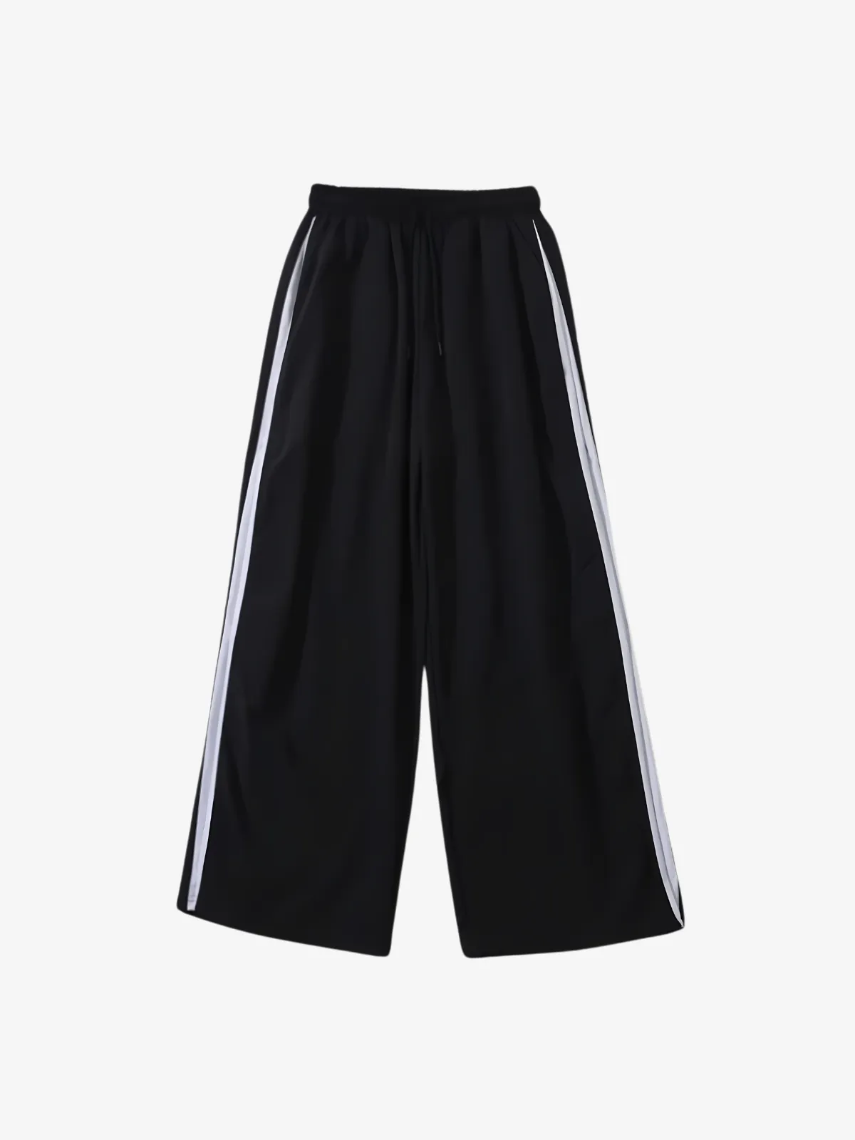 ELASTIC WAIST STRIPED PANTS