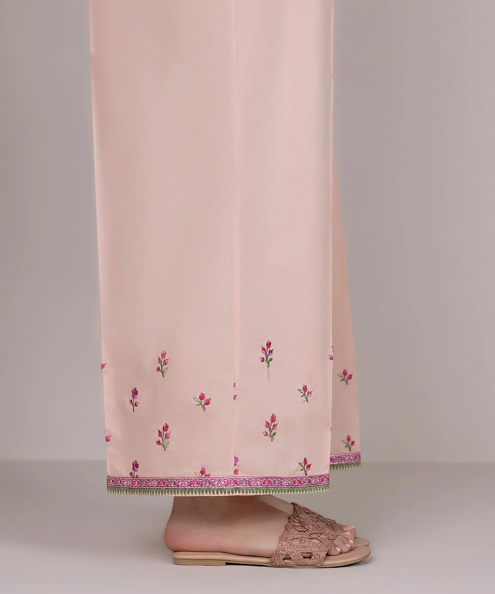 Embroidered Cambric Culottes