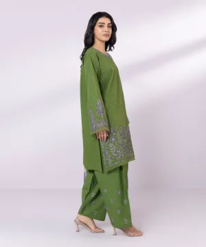 Embroidered Cambric Culottes