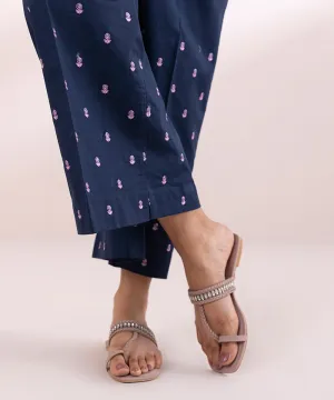 Embroidered Cambric Culottes