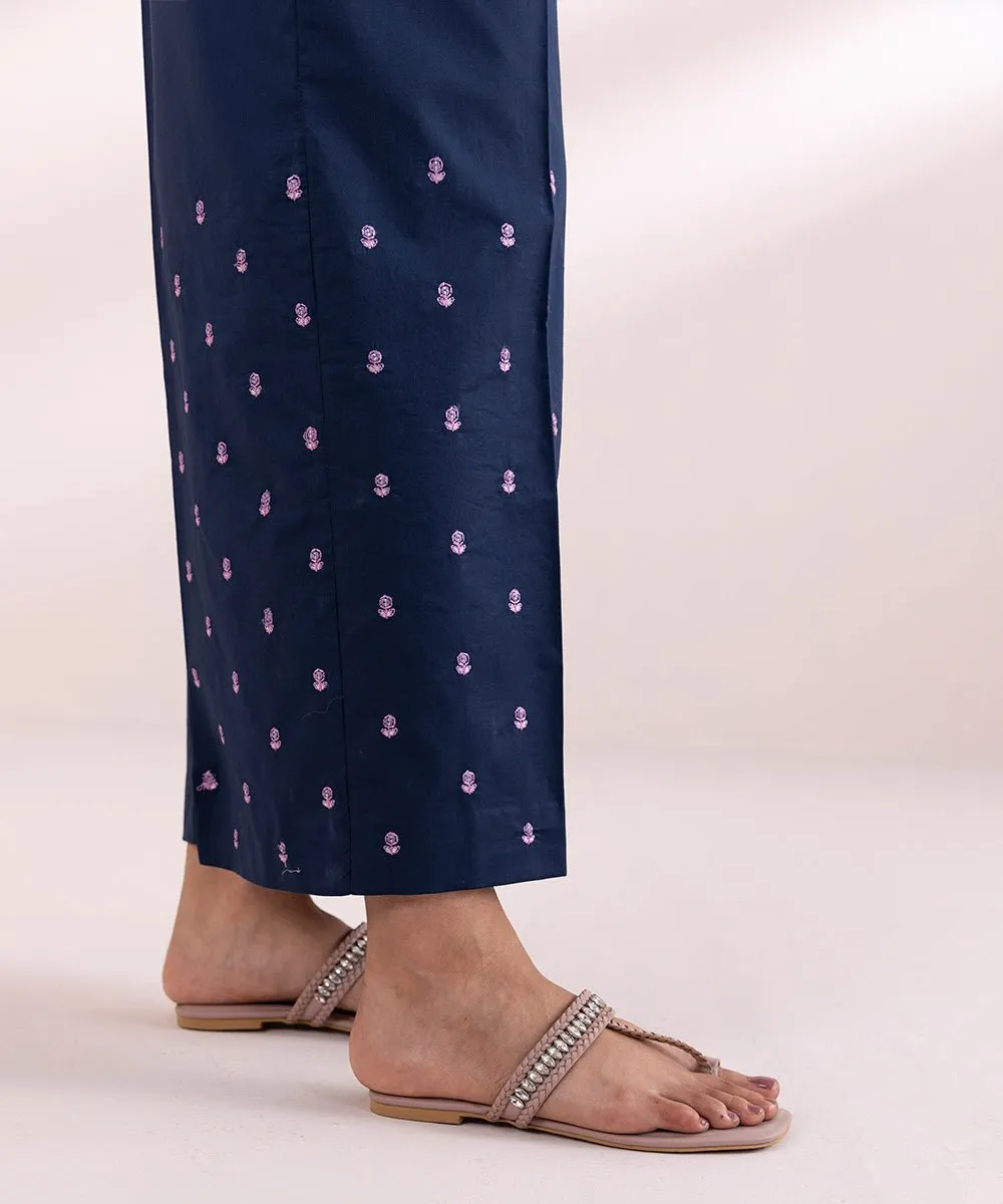 Embroidered Cambric Culottes
