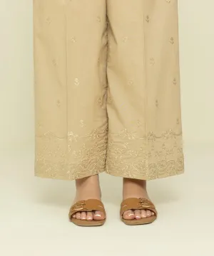Embroidered Cambric Culottes