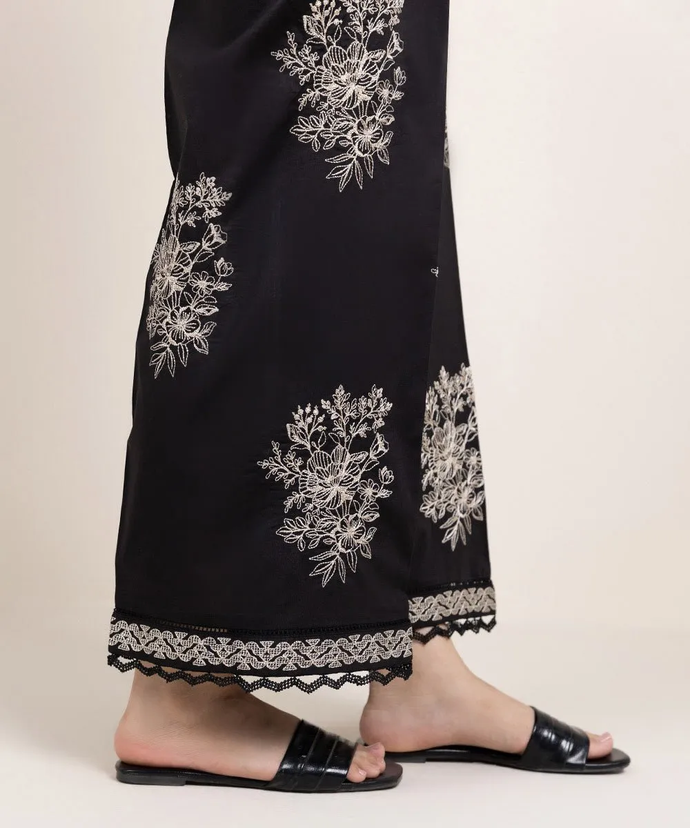Embroidered Cambric Culottes