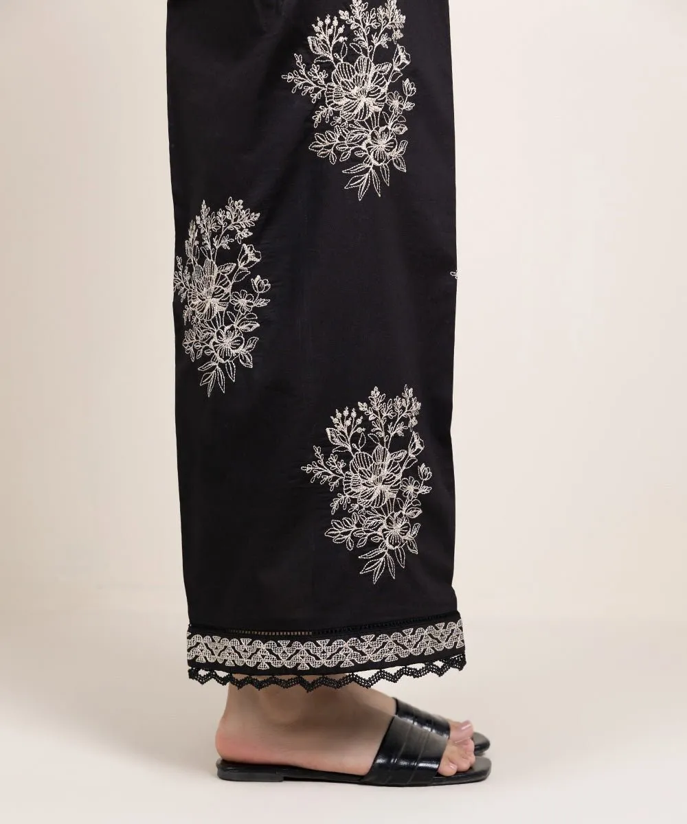 Embroidered Cambric Culottes