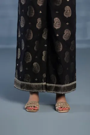 Embroidered Jacquard Culottes