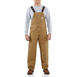 Exclusive to Carhartt Retail - Nat Worn Duck Bib Overalls