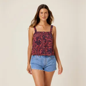 FLORAL FRAMES DANICA TOP