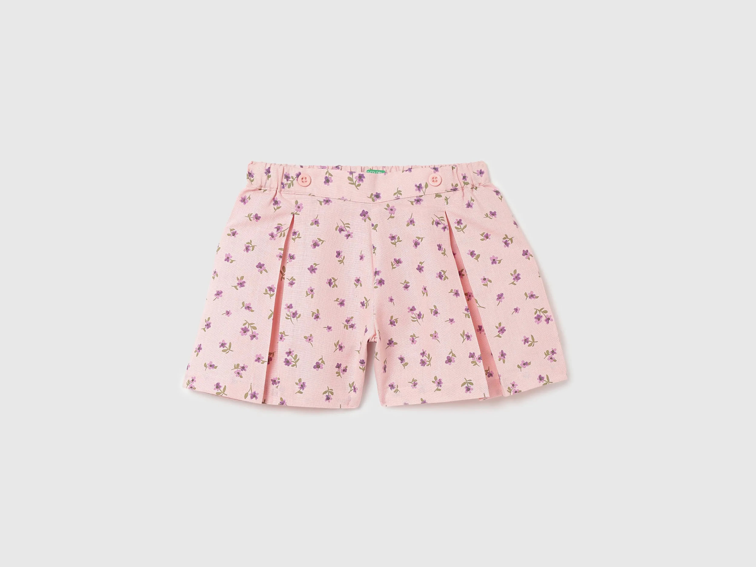Floral Print Regular Fit Shorts