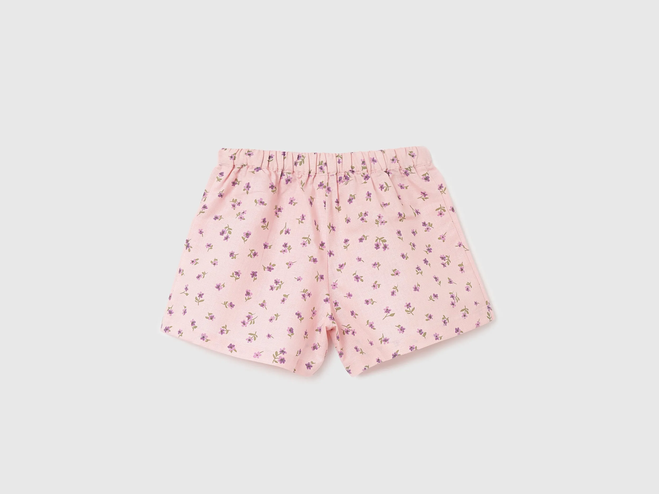 Floral Print Regular Fit Shorts