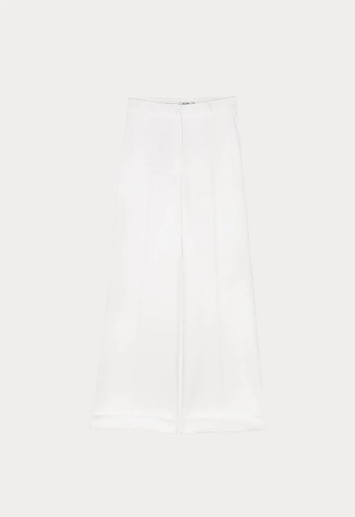 Folded Hem Wide Leg Culottes