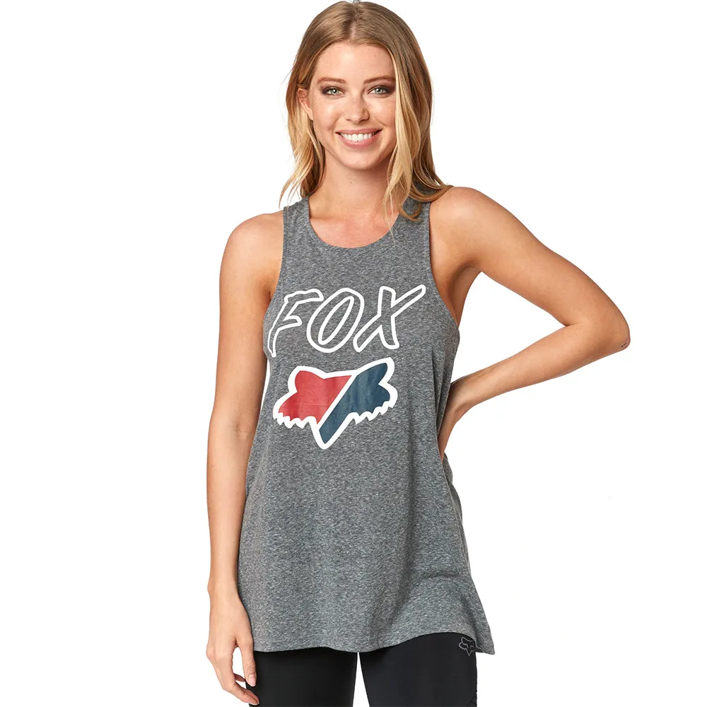 Fox Womens Civic Stadium Tank - Heather Graphite
