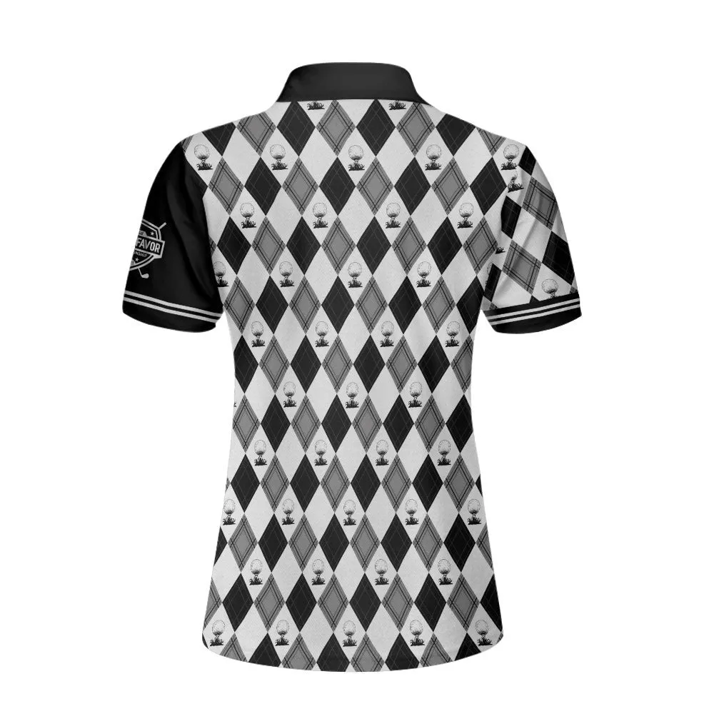 Golfaholic Short Sleeve Women Polo Shirt