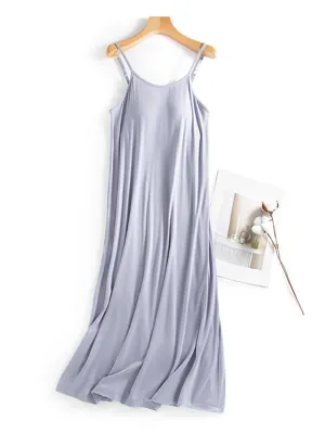 Holland Scoop Neck Midi Cami Dress with Bra