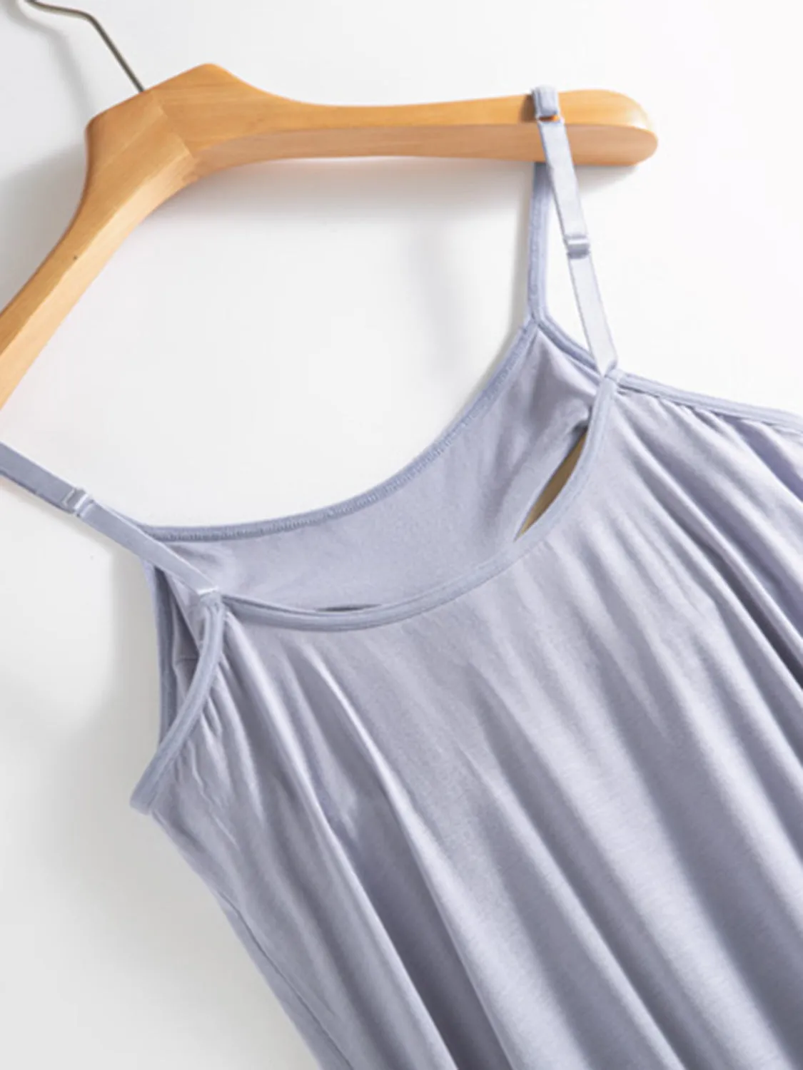 Holland Scoop Neck Midi Cami Dress with Bra