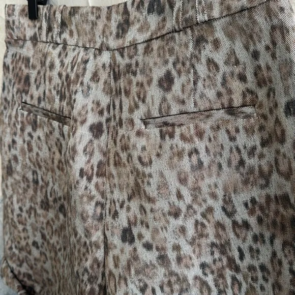 Iro Animal Print Shorts sz 40