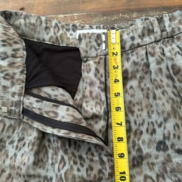 Iro Animal Print Shorts sz 40