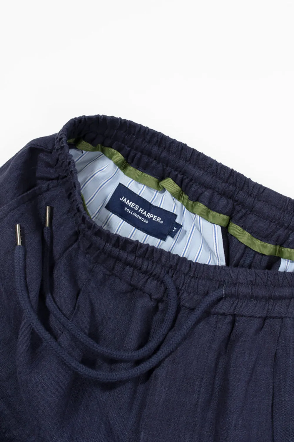 JAMES HARPER ELASTIC WAIST LINEN SHORT JHSH18