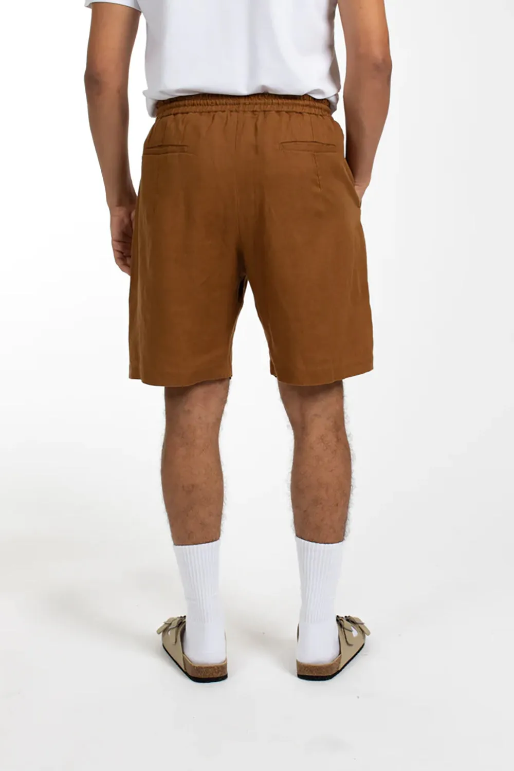 JAMES HARPER ELASTIC WAIST LINEN SHORT JHSH18