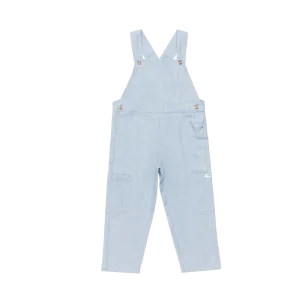 Jaylen Linen Overalls | Sky Blue