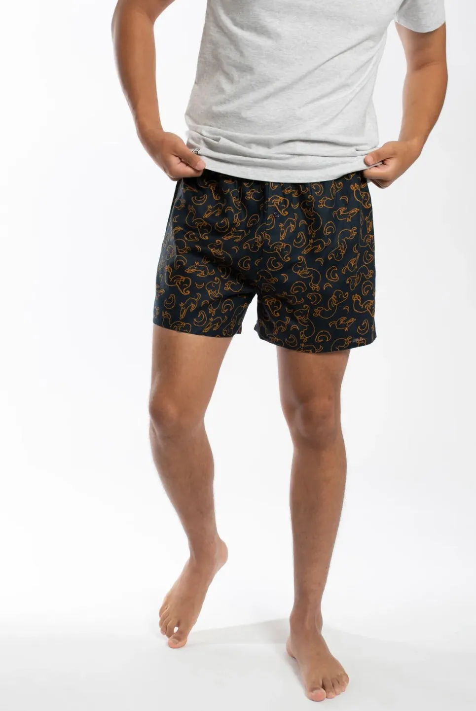 JH COTTON/LINEN LEUNIG SLEEP SHORTS