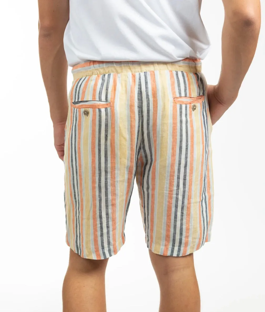 JH ELASTICATED LINEN SHORT
