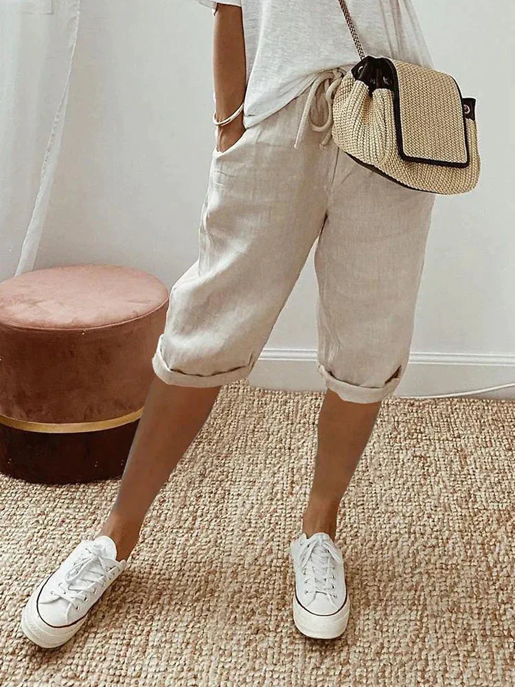 Juan™ | Cotton linen Women's Shorts