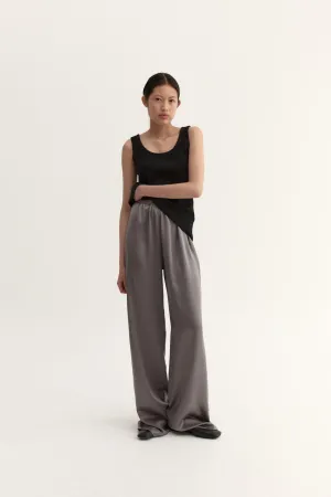 KASUMI KNIT TANK -BLACK