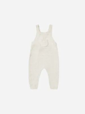 Knit Overalls || Ivory