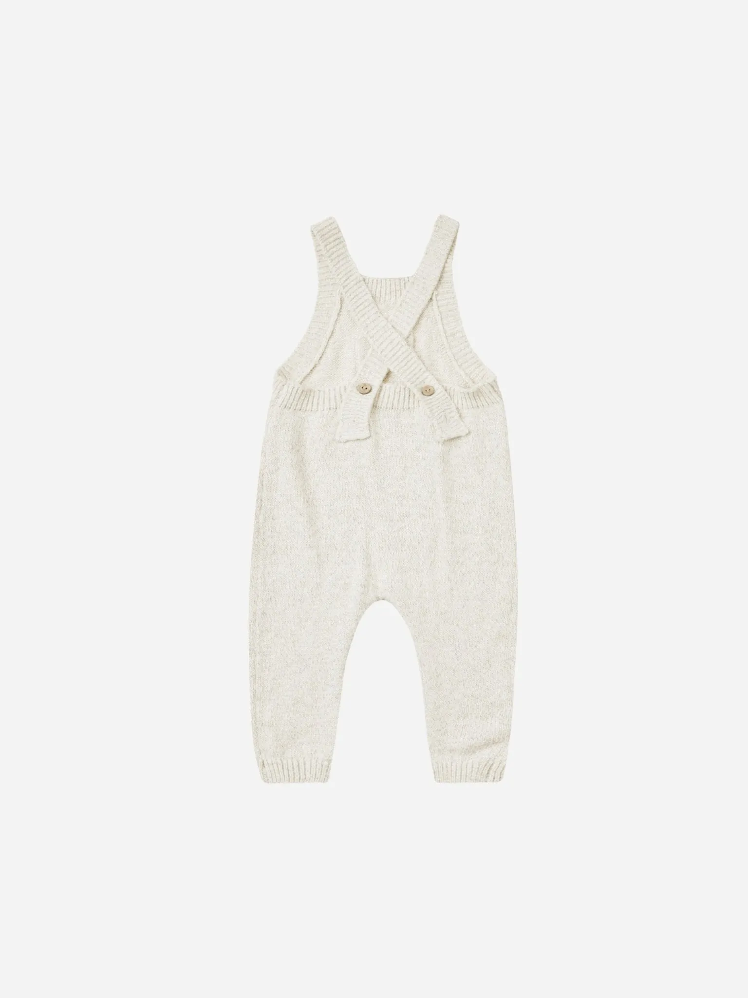 Knit Overalls || Ivory