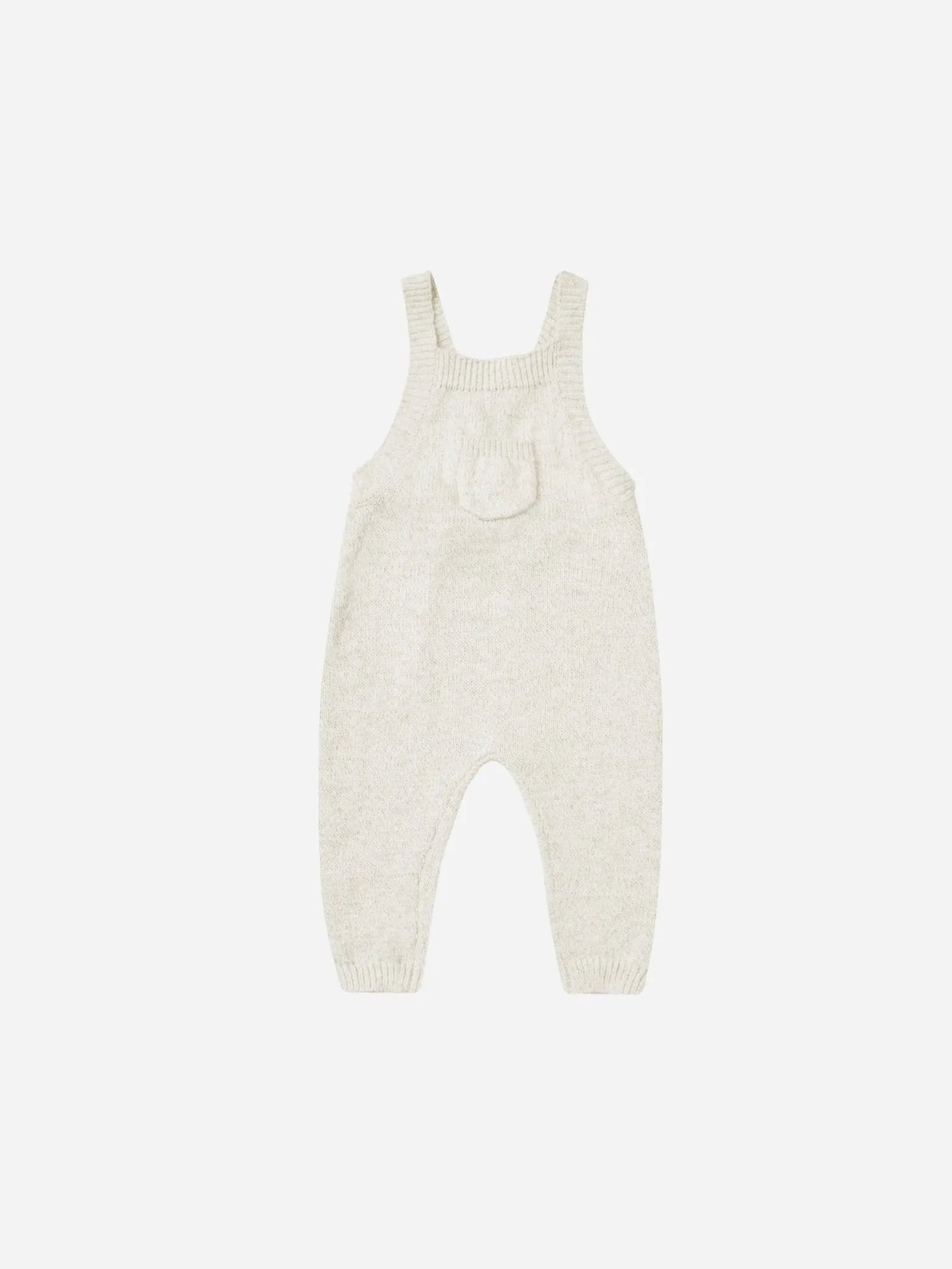 Knit Overalls || Ivory