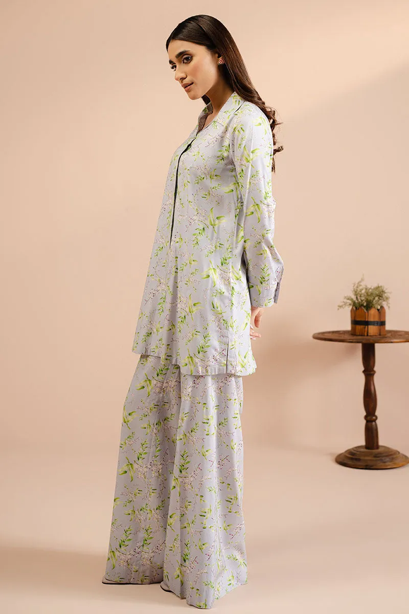 LAVENDER BLOOM-2 PC (SHIRT & TROUSER)