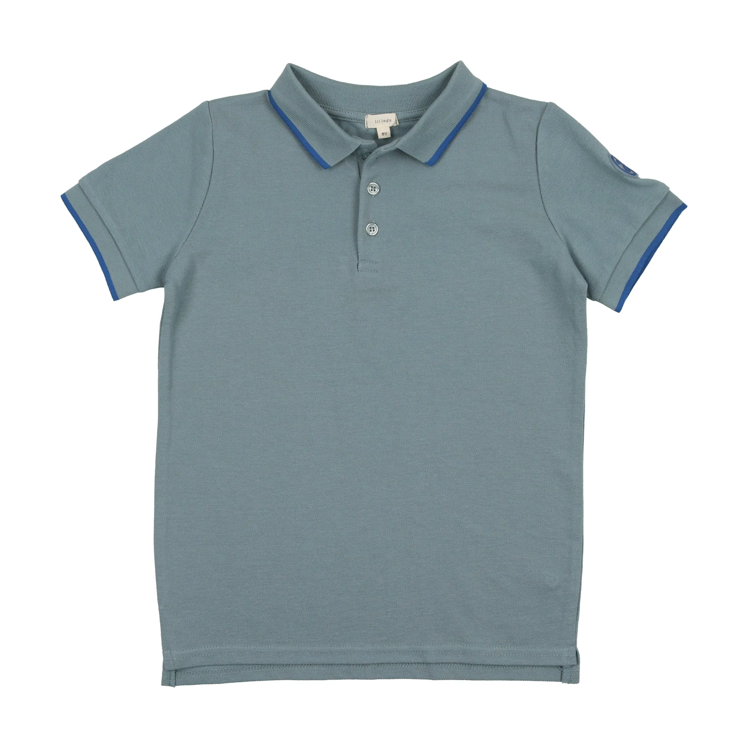 Lil Legs Short Sleeve Polo - Ocean
