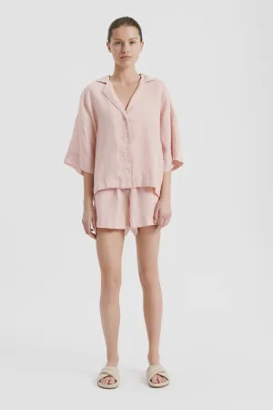 Linen Lounge Short Guava