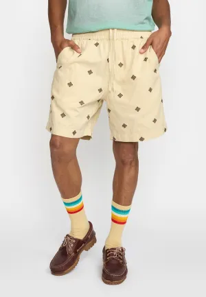 Linen Shorts / 4075 - Offwhite