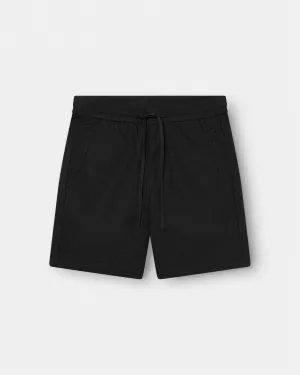 Linen Shorts Black