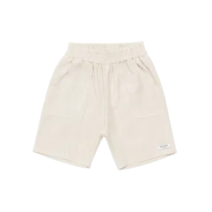 Loanni Linen Shorts | Soft Sand