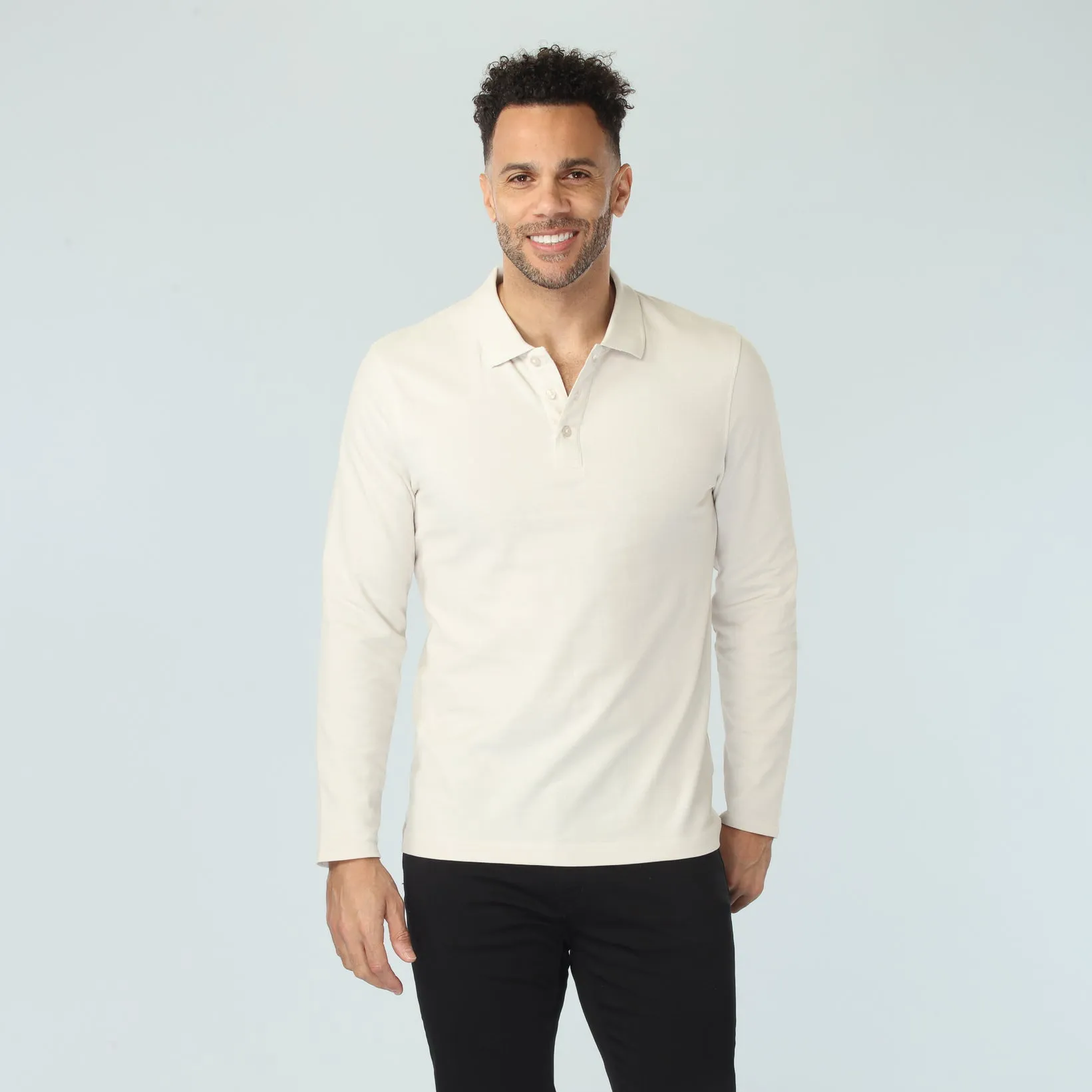 Long Sleeve Polo - LUX - Custom 3 Pack