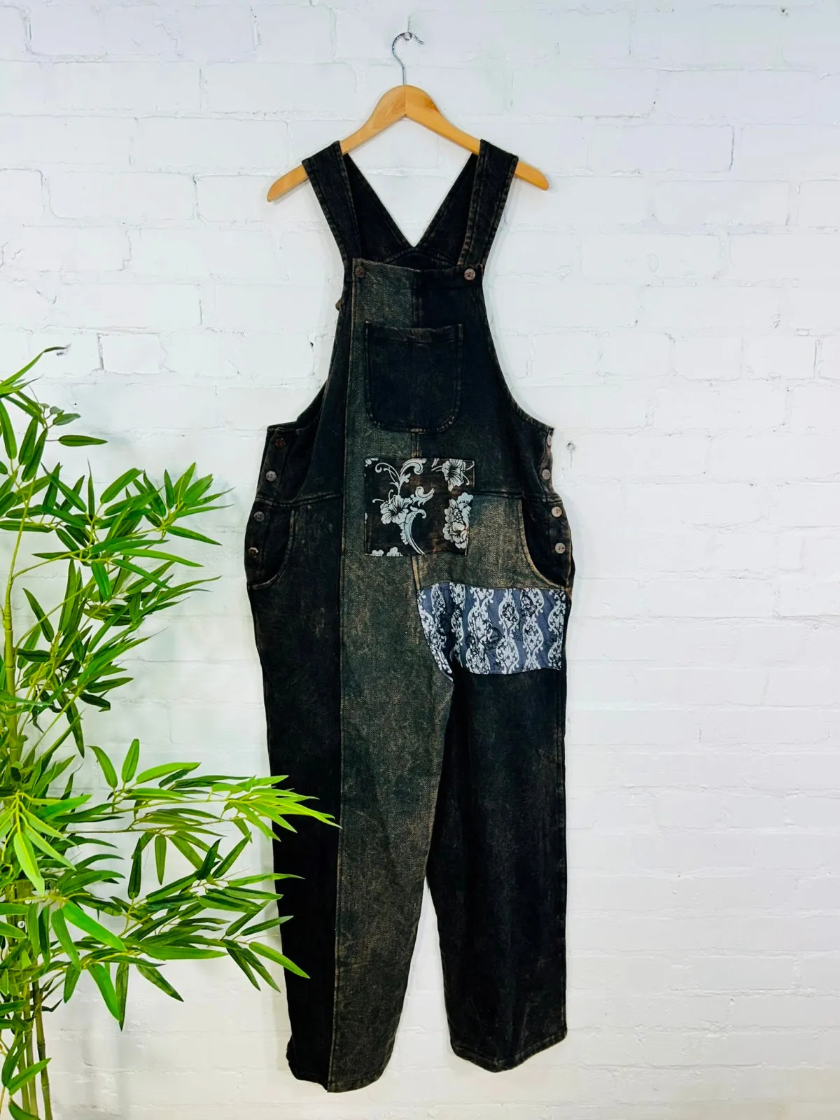 Long Straight Dungarees