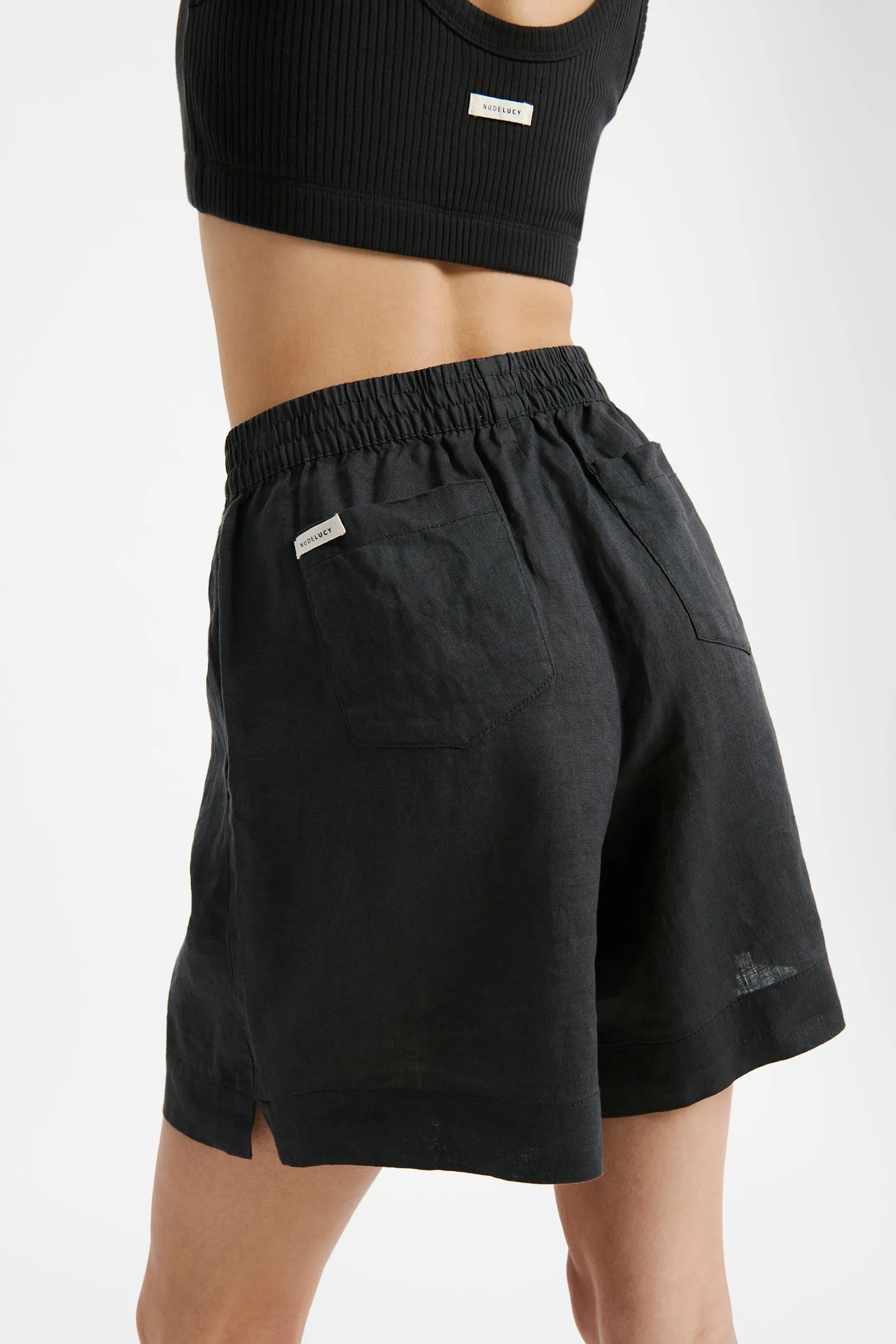 LOUNGE HERITAGE LINEN SHORT