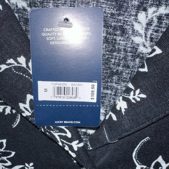 Lucky Brand Linen Blend shorts/top matching set.  NWT Size M.